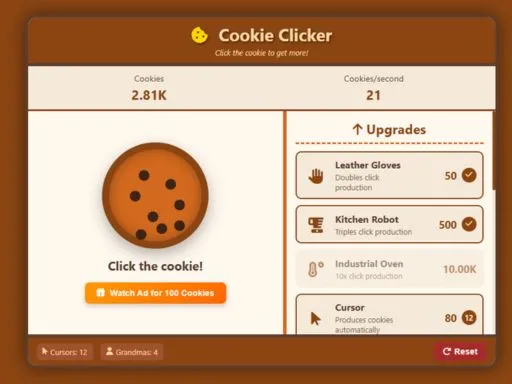   Coookie Clicker 