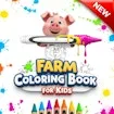 Farm Coloring Book for Kids