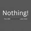 Nothing