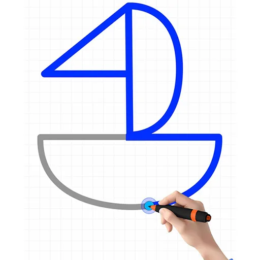 Single Line Puzzle Drawing